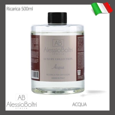 RICARICA PROFUMO AMBIENTE CASA PER DIFFUSORI BASTONCINI 500ML ACQUA - Immagine 1 di 3