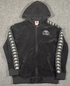 Kappa Damen Jacke Größe L Schwarz Full Zip Hoodie - Bild 1 von 5