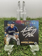 2020 TOPPS INCEPTION AUSTIN NOLA SILVER SIGNINGS Rookie AUTO /90 MARINERS