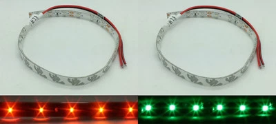 Red Green LED Navigational Bow Strip Light Waterproof Kayak Canoe Pontoon Boat