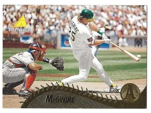Pinnacle #196 1995 Mark McGwire Oakland Athletics BV $1,25 - Imagen 1 de 1