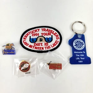 1991 Kentucky Travelers Land Between Lakes AMA District Tour Patch Pin Keychain - Picture 1 of 6