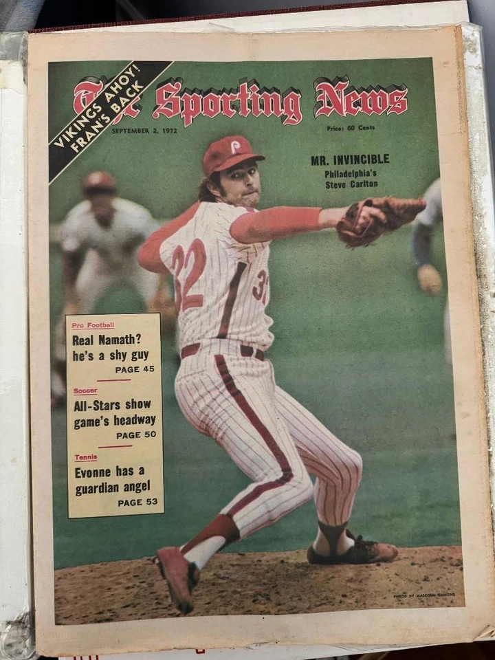 Sporting News / September 2, 1972 / Steve Carlton - Image 1 of 1