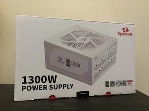 Redragon GC-PS018W Gaming Power Supply 1300W 80+Platinum ATX 3.0 PCle 5.0 - Afbeelding 1 van 4