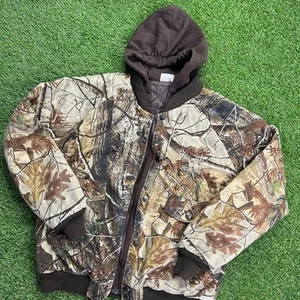 RedHead For Youth Camo Hunting Jacket Hoodie XL Kids Quilted Insulated Zip Coat - Picture 1 of 7