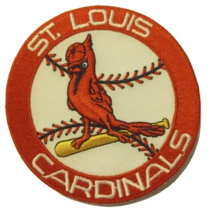 St. Louis Cardinals ~ gestickter Aufnäher ~ aufbügeln oder aufnähen ~ 3 1/2" rund - Bild 1 von 1