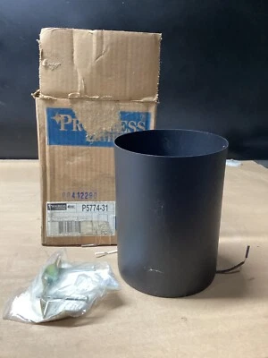 Progress Lighting 5" Black Modern Indoor Outdoor LEDCeiling Light #108B66PR3*CO - Image 1 of 4