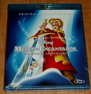 MERLIN EL ENCANTADOR (The Sword in the Stone) DISNEY Nº 18 BLU-RAY NUEVO A-B-C - Imagen 1 de 2