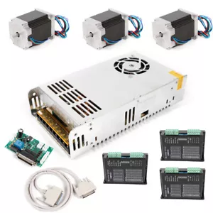 3Nm Nema 23 Schrittmotor Leistungstreiber DM542A 4.2A CNC Router Controller Kit - Bild 1 von 22