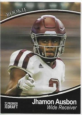 Jhamon Ausbon RC 2021 SAGE Hit Premier Draft #34 ROOKIE NFL ID:122704 - Image 1 of 2