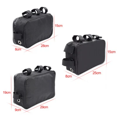 Bicycle Bike Pack Bag Tube Battery Tool Box Storage Frame Case MTB Cycling Ebike - Image 1 of 3