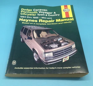 Repair Haynes Caravan Van Dodge Manual Plymouth Voyager Chrysler Town Country - Picture 1 of 4