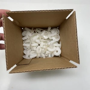 (64) GE Jasco FEED-THRU BUSHING 20244 Plastic White - Picture 1 of 2