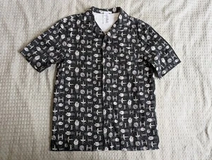 Disney Store Star Wars Shirt Erwachsene Small schwarz X Wing Todesstern Camp Kragen - Bild 1 von 10