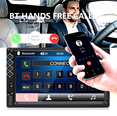 7 Inch Car Stereo Double Din Bluetooth Car Radio Touch Screen FM Radio Car Radio - Image 1 of 4