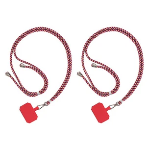 2Pcs Universal Phone Lanyard Case Cover Holder Sling Strap Neck Cord For iPhone - Picture 1 of 20