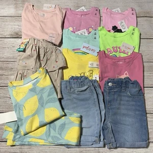Toddler Girl 4T Lot Of Spring/Summer Clothes. NWT! 11 Pieces Of Colorful Clothes - Picture 1 of 22
