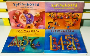 Lot of 4x Springboard Children's Development Manual Books by Kerrie Shanahan! - Picture 1 of 3