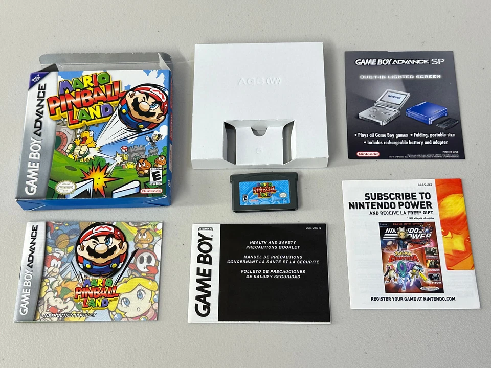 Mario Pinball Land (Nintendo Game Boy Advance) Auténtico Completo Foto 1 de 4