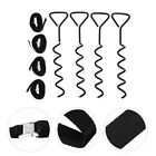 8pcs Heavy Duty Trampoline Anchor Spiral Ground Stakes for Swings Tents Canopies