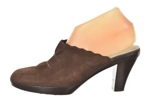 Zapatos para mujer UGG Australia, talla 7,5, cuero marrón, tacones zuecos sin cordones - Imagen 1 de 6