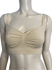 FeelinGirl Women's Bralette With Support Comfort Bra XL Beige NIP - Picture 1 of 4