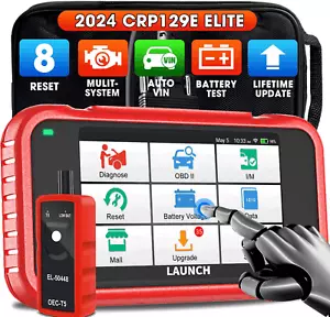 LANZAMIENTO OBD2 Escáner CRP129E Elite ABS SRS TCM Herramienta de Diagnóstico de Motor TPMS Restablecimiento - Imagen 1 de 12