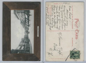 AK, New York, Exchange Street, Genf, 1907 Ovid Rahmenrand - Bild 1 von 1