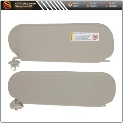 Parasol derecho izquierdo tostado para Chevrolet Express 1500 Express 2500 GMC 2019-2003 Foto 1 de 4