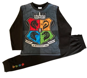 Niños HARRY POTTER pijama largo, pjs, ropa de noche de personaje - hogwarts 5 - 12 años - Imagen 1 de 5