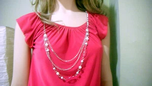 Girls women Jasonmaxwell Size M Pink Top Blouse Knits- Shirt NWOT - Imagen 1 de 10