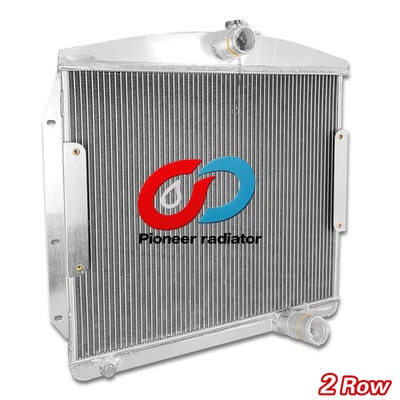 Full Aluminum Radiator for 1955 1956 Pontiac Catalina Star Chief 4.7 5.2L CC55PO Foto 1 de 4