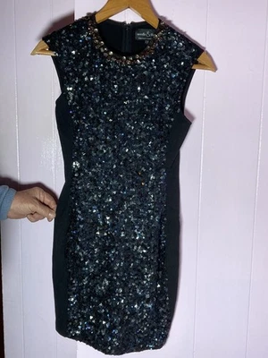 Needle & Thread Black  Sequin Sparkly Dress Size 10 - Image 1 of 4