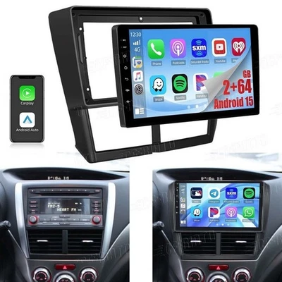 64G Android15 Para Subaru Forester Impreza WRX 2008-2012 CarPlay Radio Coche Estéreo Foto 1 de 4