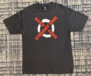Vintage 2007 WWE CM Punk Straight Edge Hardcore XXX T Shirt L Wrestling WWF ECW - Picture 1 of 6