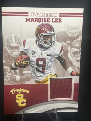 2015 Panini USC Trojans Memorabilia Relic #ML-USC Marqise Lee Football Card - Image 1 of 2