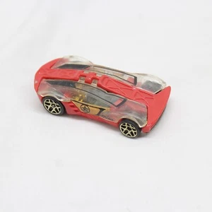 Hot Wheels Split Decision Track Patrol Red Die Cast Car Loose - Picture 1 of 4