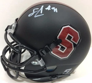 SOLOMON THOMAS SIGNED FOOTBALL HELMET MINI STANFORD CARDINALS AUTOGRAPH COA !! - Picture 1 of 1