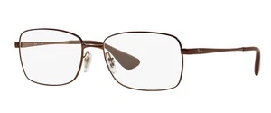 RB Optics Eyeglasses * Square RB6336M-2758 Brown and Rose Gold Metal Frame - Picture 1 of 8