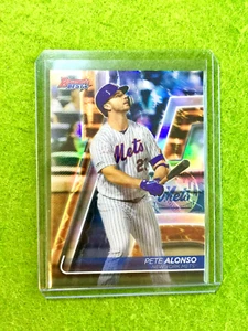 PETE ALONSO REFRACTOR SILVER PRIZM CARD METS SP 2020 Bowmans Best PETE ALONSO - Picture 1 of 12