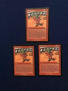 MTG Planeshift x3 Goblin Game Mint/NM Red Rare - Picture 1 of 2