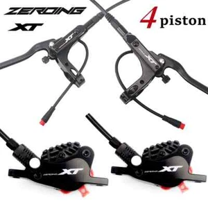 E-bike Brake Electric Hydraulic Disc Brake XT With Cooling Full Meatal Pads - Picture 1 of 31