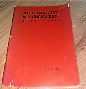 April 1935 KFZ MERCHANDISING Werkstatt Info / Anzeigen / Autos - Bild 1 von 12