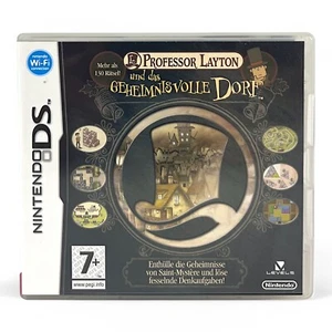 Nintendo DS - Professor Layton & das Geheimnisvolle Dorf EU mit OVP NEUWERTIG - Bild 1 von 2