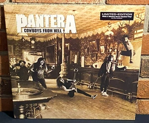 PANTERA - Cowboys From Hell, Ltd WHITE + BROWN MARBLED VINYL LP New & Sealed! - Imagen 1 de 8
