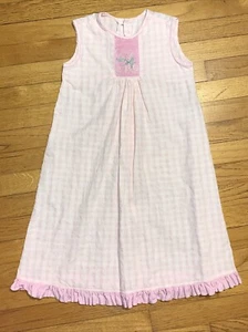 Beaux et Belles Smocked “A” Pink Dress Size 6 - Picture 1 of 7