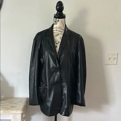 全新带标签 Graham & Spencer Camila 天鹅绒人造皮革西装外套夹克女式 S 码 — 第 1/4 张图片