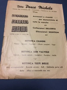 ACCESSORIES SPARE PARTS MOTORCYCLES ROLLER CHAINS COMPANY FISH MICHELE TORINO IN '900 - Picture 1 of 1