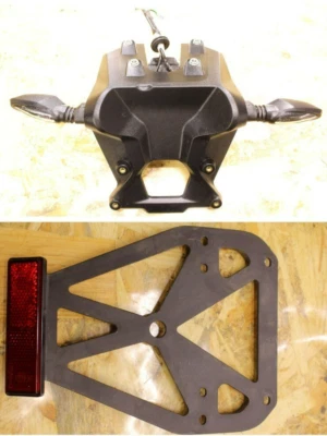 KTM 890 Adventure 790 R 2021 2022 2023 2024 license plate holder turn signal - image 1 of 4