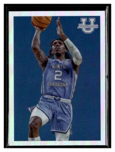 2022-23 Bowman University Chrome #09B-10 Caleb Love 2009 Bowman North Carolina - Picture 1 of 2